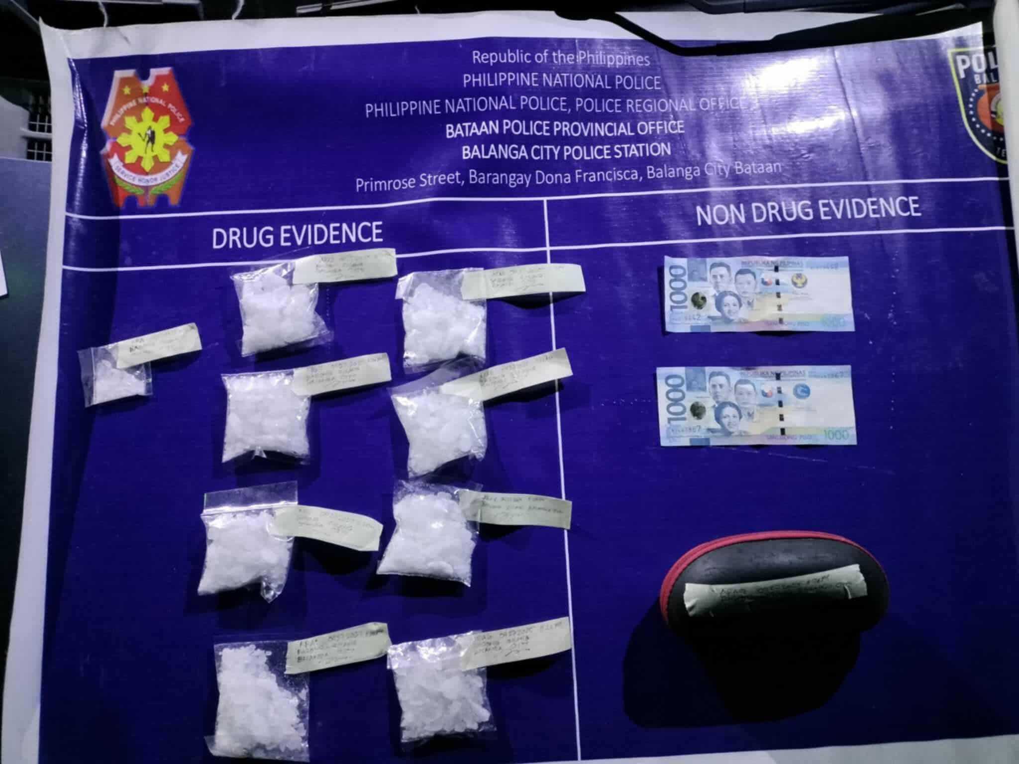 P1.7M worth of ‘shabu’ seized from student in Bataan bust