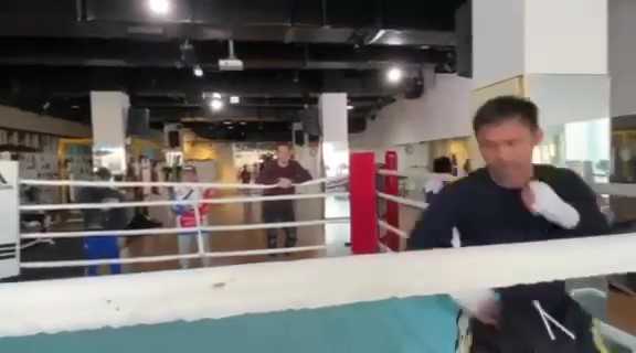 Pacquiao begins training for exhibition fight in South Korea