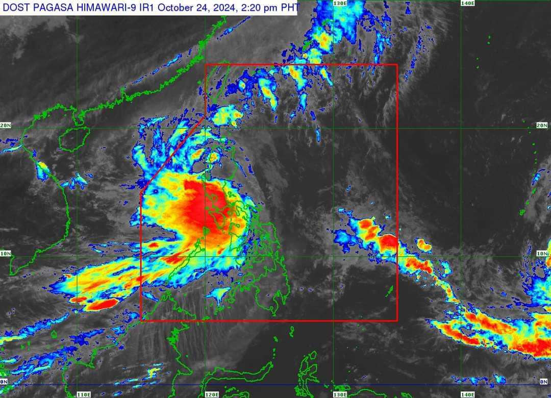 PAGASA: ‘Kristine’ may loop over WPS and move towards the PAR region