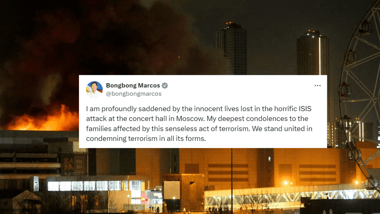 PBBM condemns attack in Moscow concert hall