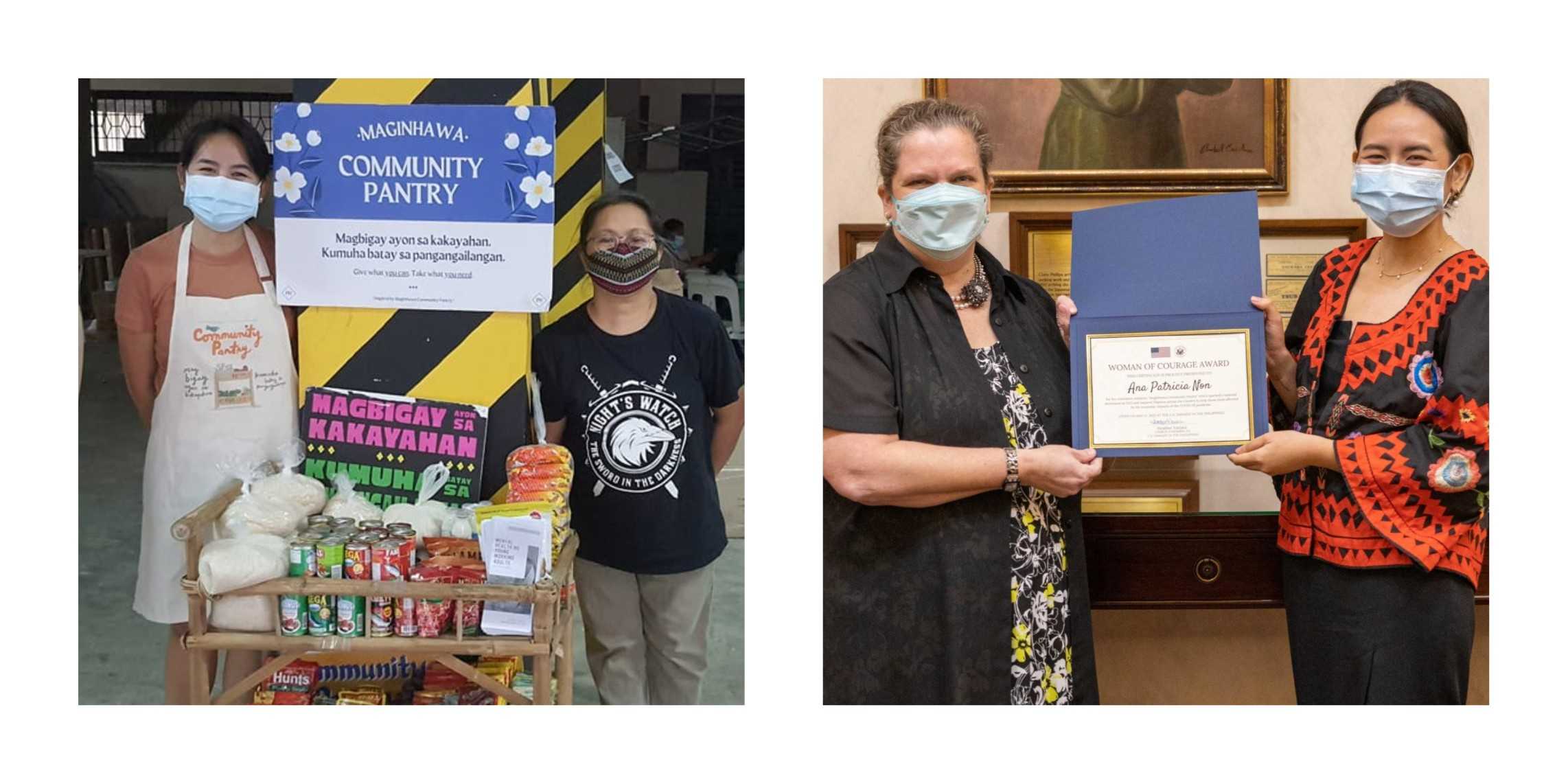 Community pantry founder Ana Patricia Non gets recognition from US Embassy