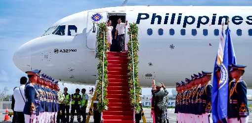 PBBM arrives at Laos for ASEAN Summits