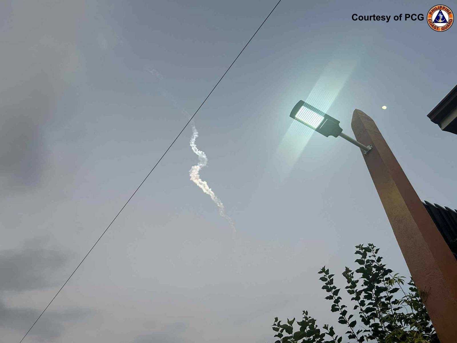 PCG confirms sound explosion in Palawan linked to China's Long March 12 rocket launch