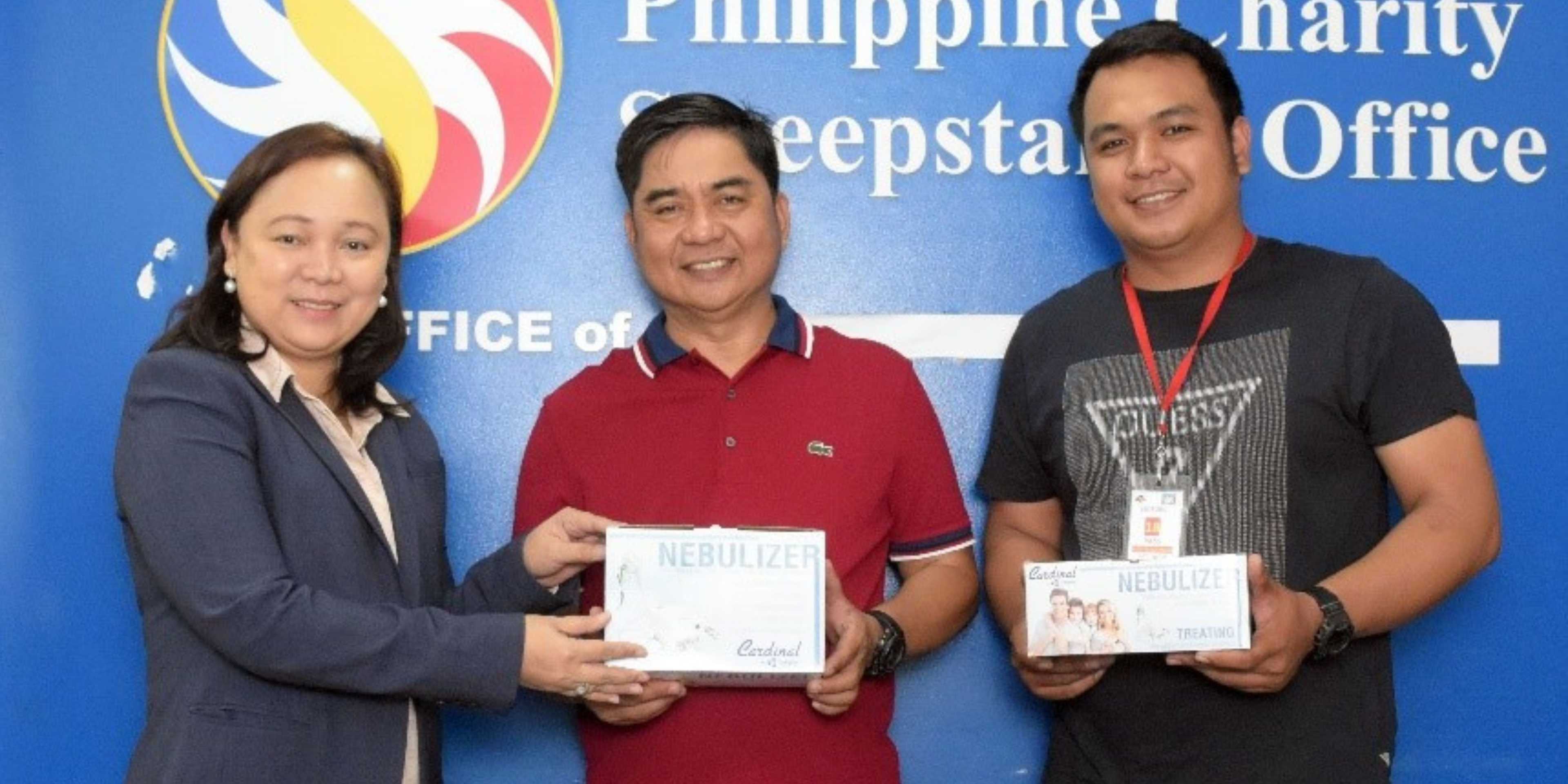 PCSO delivers medical equipment to Manaoag Town, Pangasinan