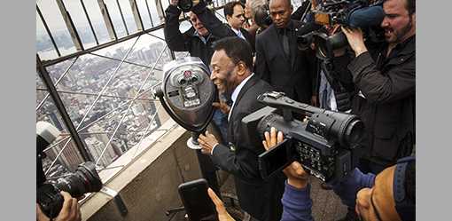 Pele brought glamour and goals to the Big Apple