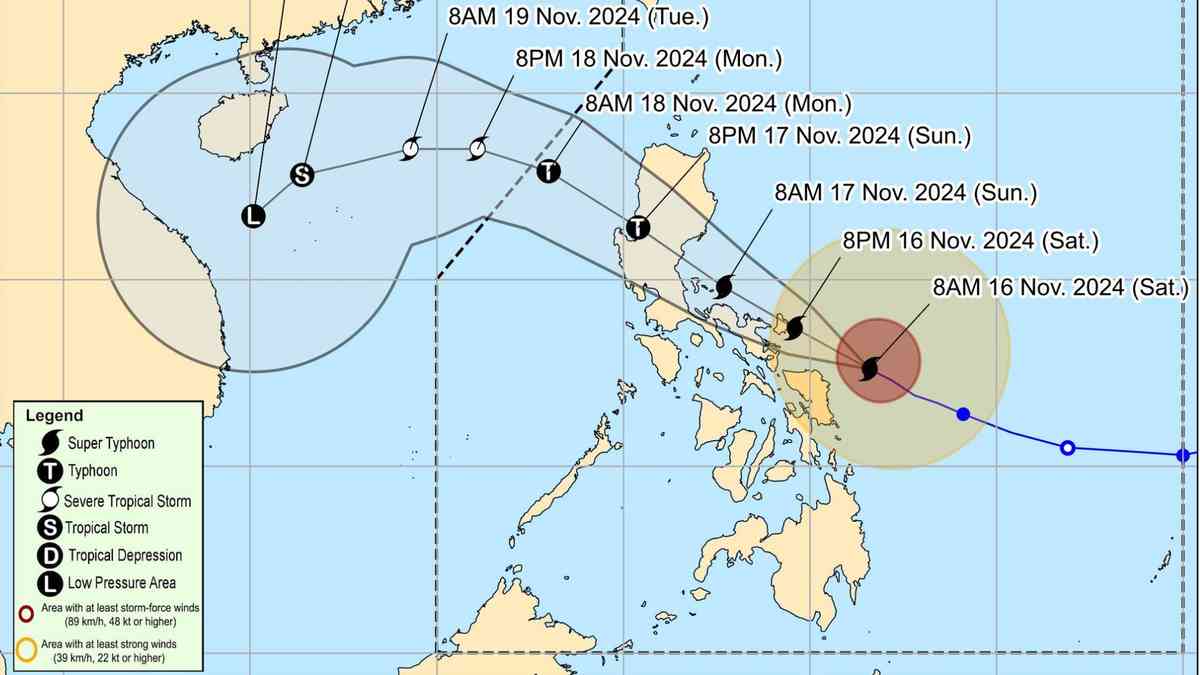 "Pepito" intensifies into a Super Typhoon, continues to threaten Bicol region