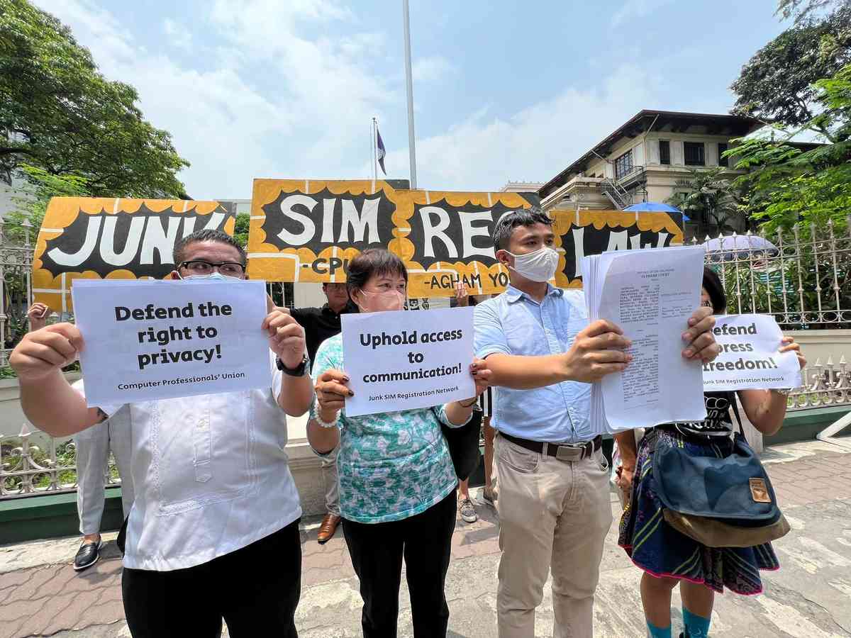 Groups seek to declare SIM Card Registration law as unconstitutional