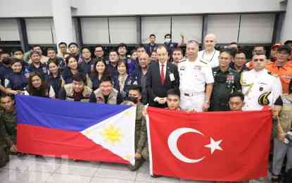 PH's humanitarian contingent arrives in quake-hit Türkiye