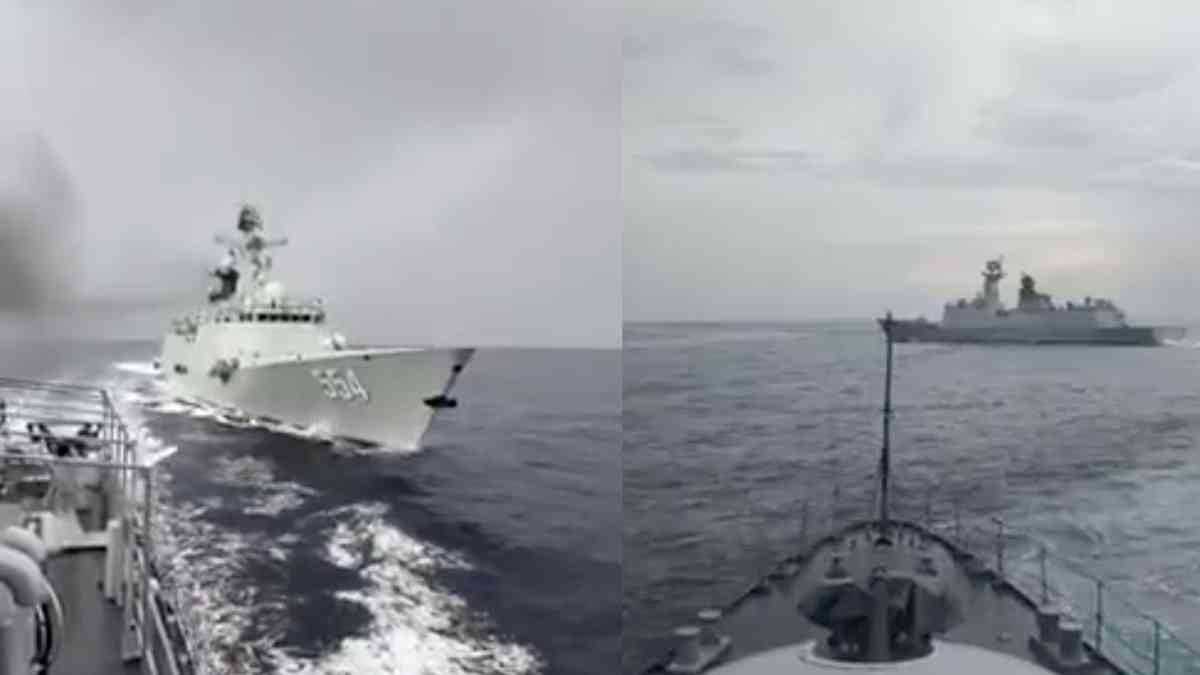 PH Navy vessel encounters aggressive, dangerous maneuvers from Chinese warships, coast guard vessel near Bajo de Masinloc