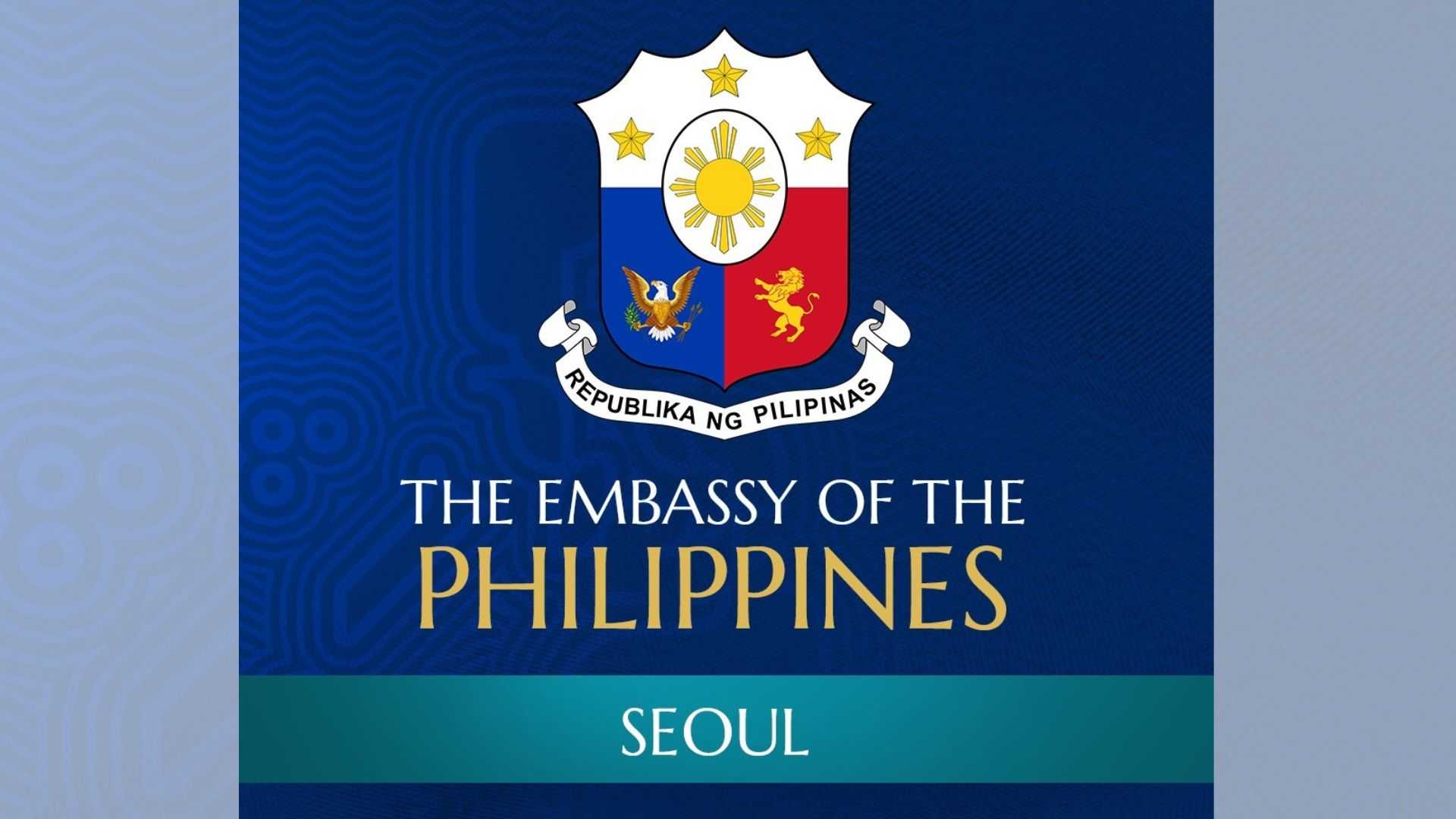 Philippine Embassy in Seoul urges Filipinos to remain calm amid recent events