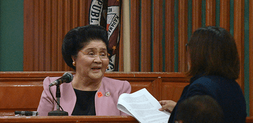 Philippines' former first lady Imelda Marcos in good condition in hospital