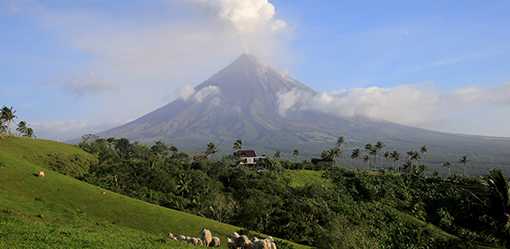 Philippines raises alert level at rumbling volcano after rockfall, quakes
