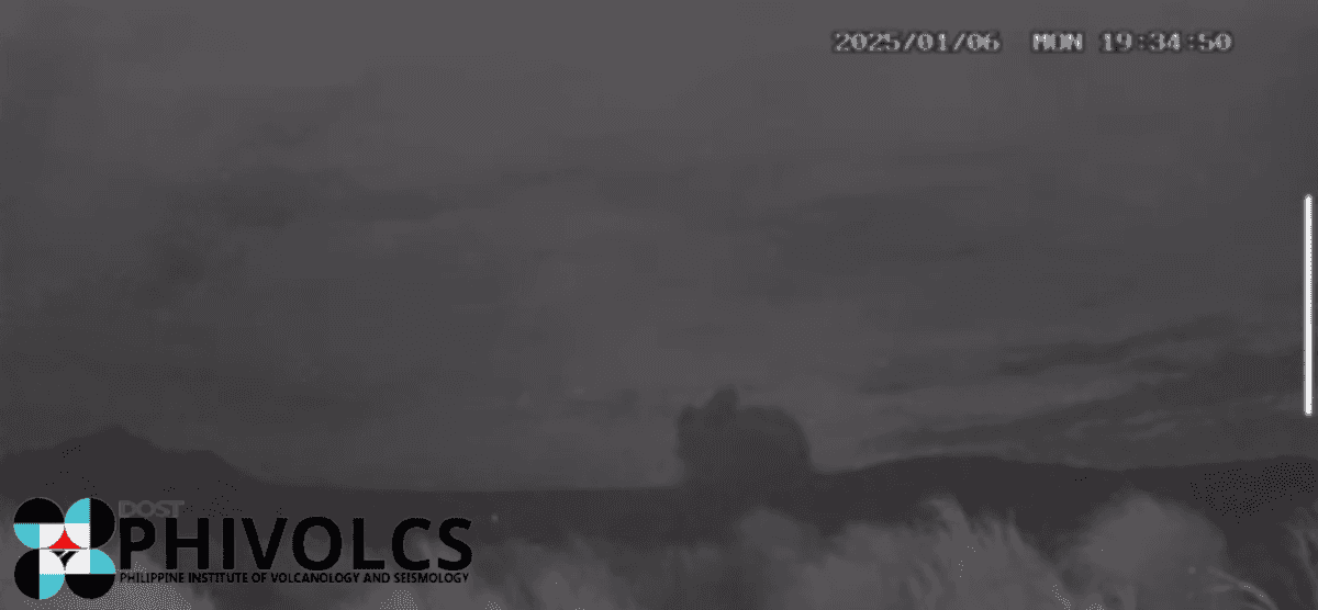 PHIVOLCS captures Taal Volcano’s minor phreatomagmatic eruption