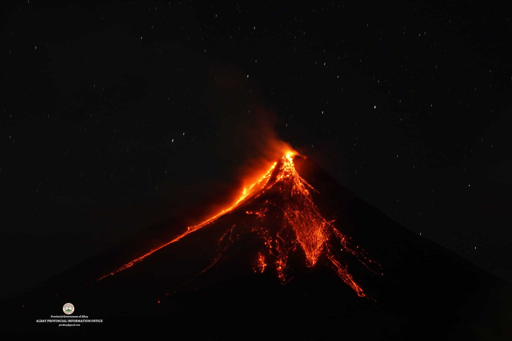 Phivolcs: No volcanic earthquake detected in Mayon Volcano; Alert Level 3 still up
