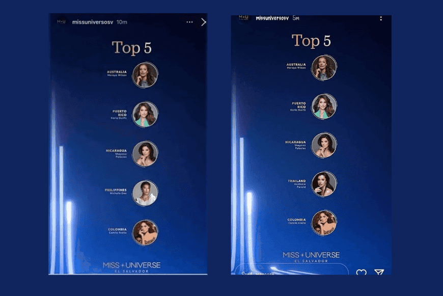 Pinoys react to Miss Universe top 5 announcement “mistake”