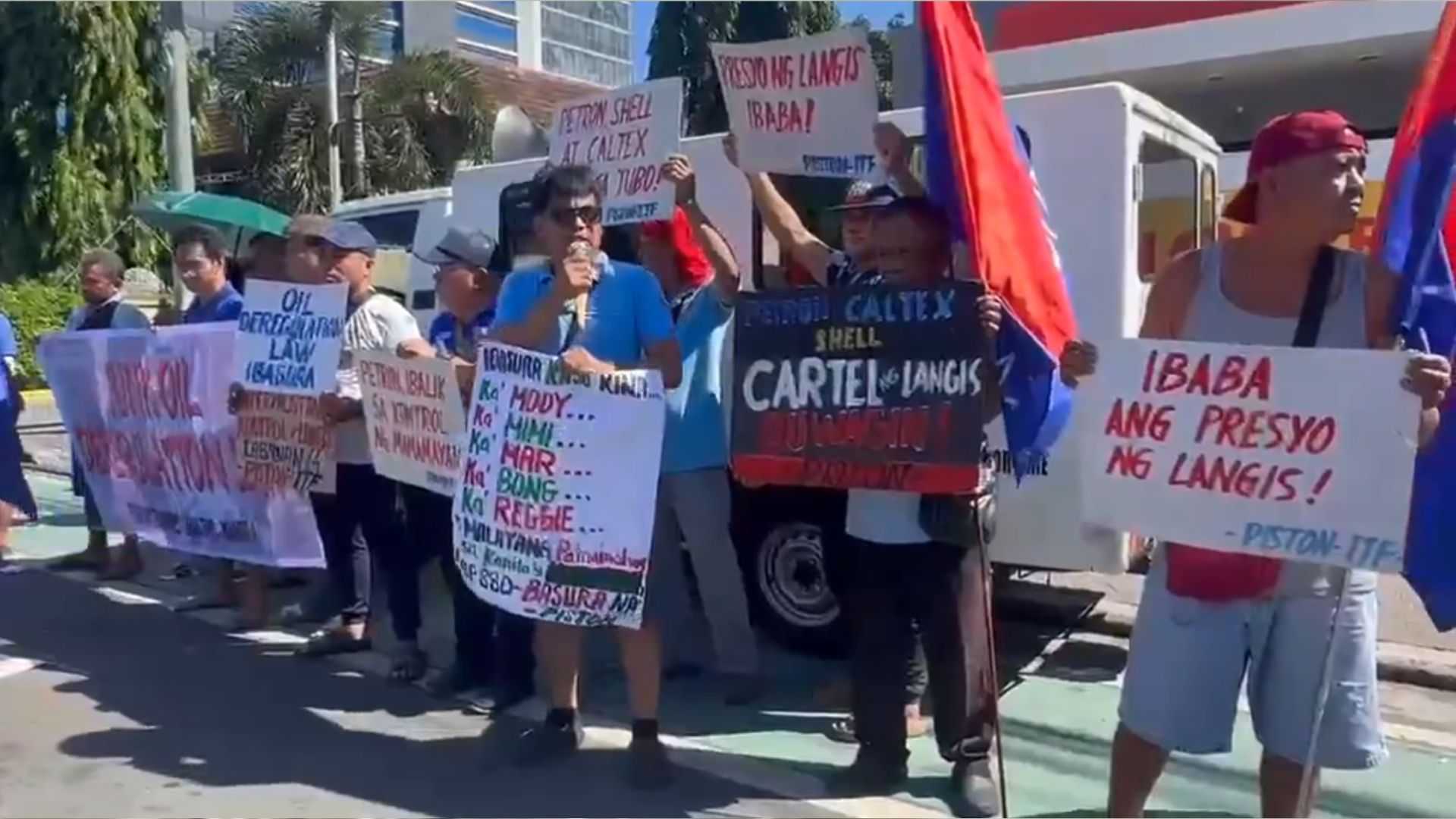 Transport group holds noise barrage vs. slight oil price rollback