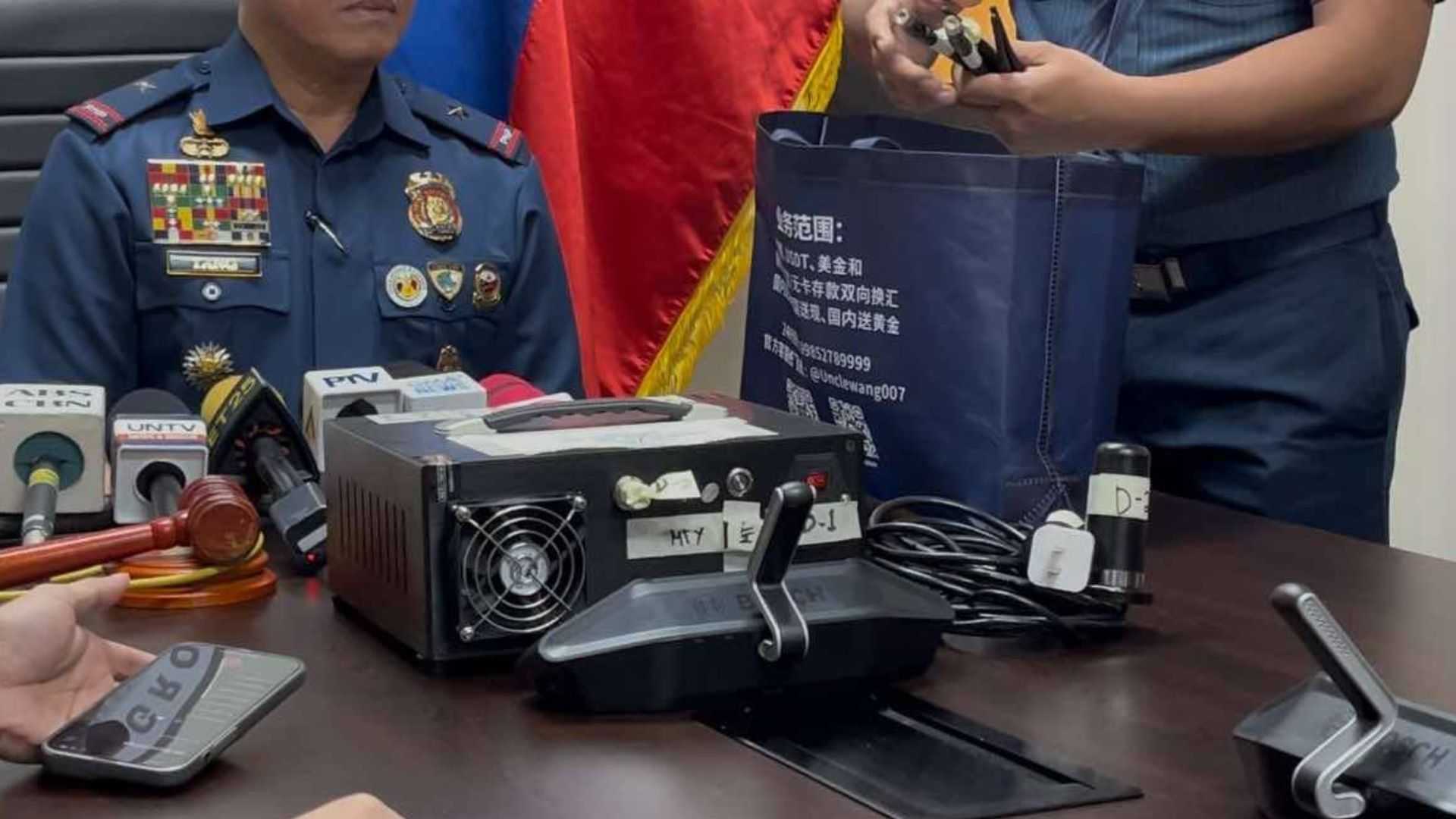 PNP-ACG recovers IMSI catcher allegedly used by POGOs in scam activities