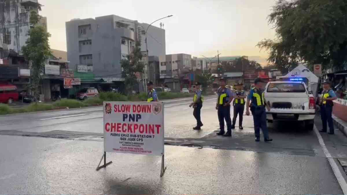 PNP to increase checkpoints, border control during COC filing period