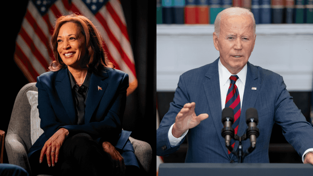 President Biden praises Kamala Harris despite loss