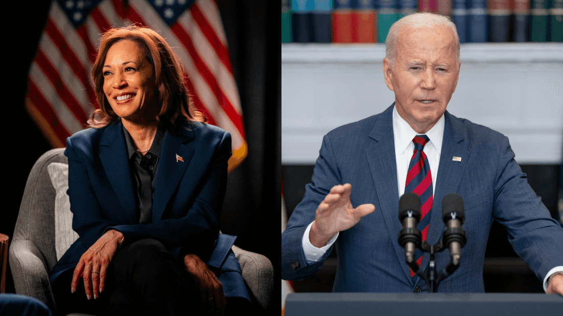 President Biden praises Kamala Harris despite loss