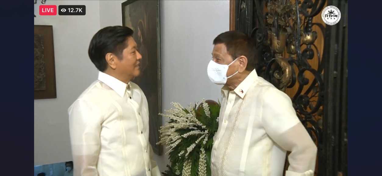 Prez Duterte leaves Palace, to skip Marcos inauguration