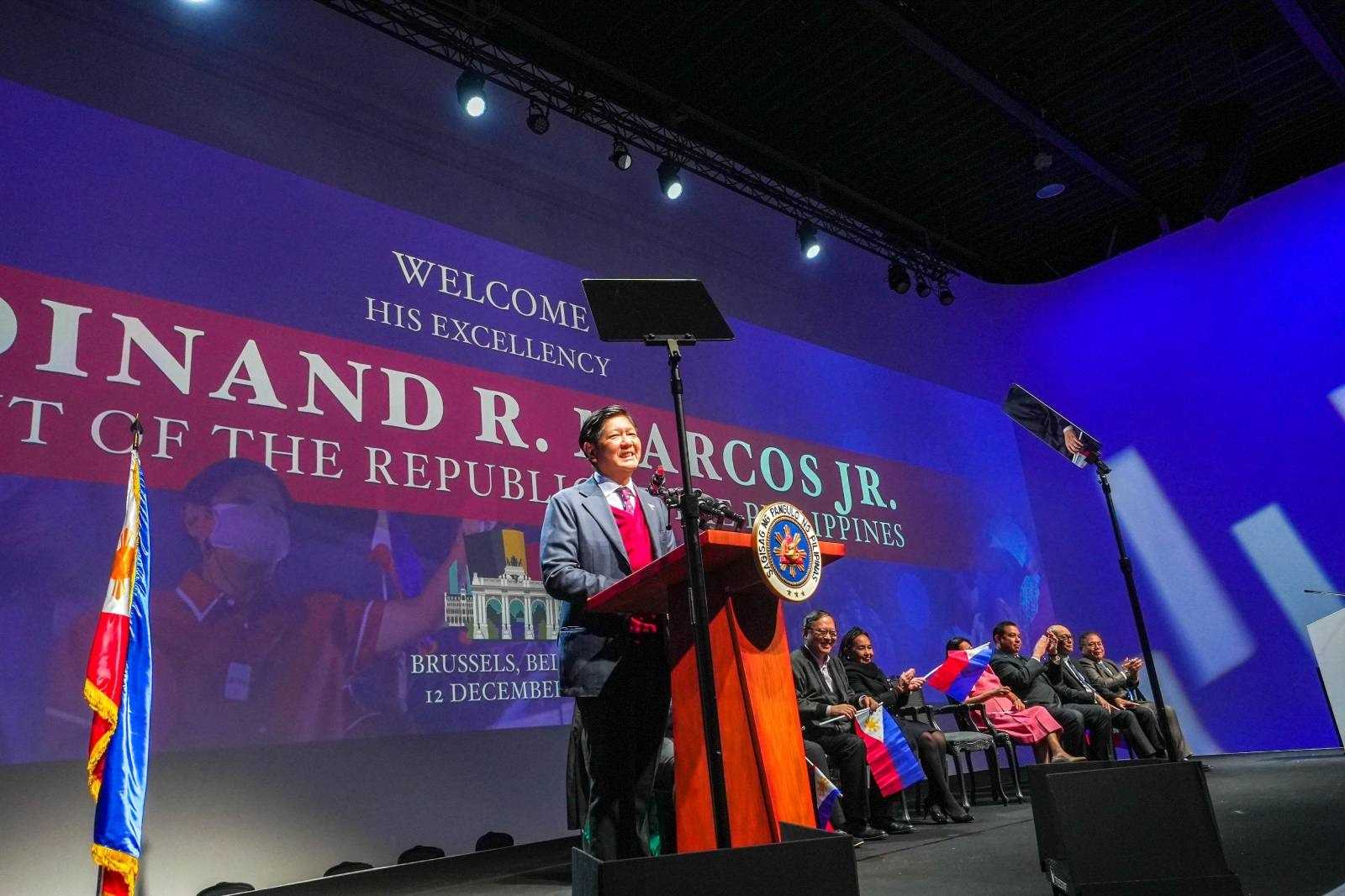 Prez Marcos skips meeting with media as he catches cold in Belgium