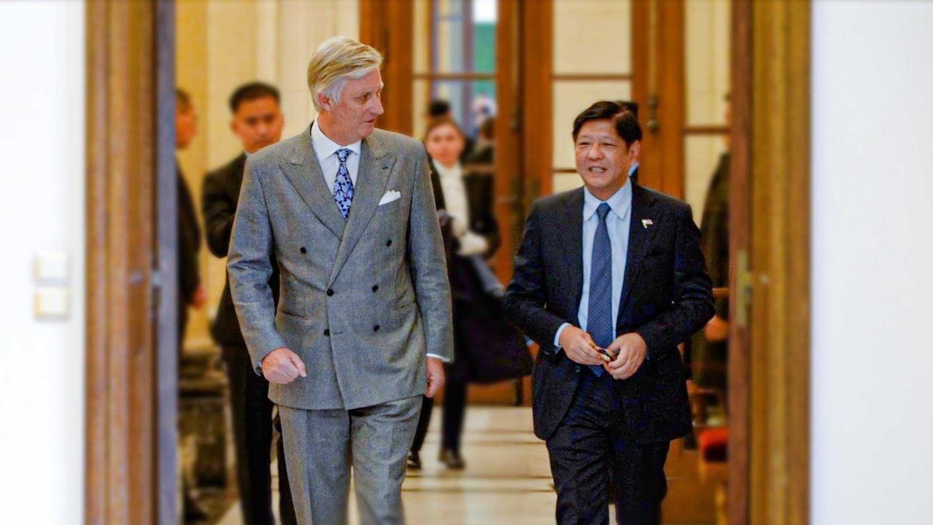 LOOK: Prez Marcos meets King Philippe of Belgium