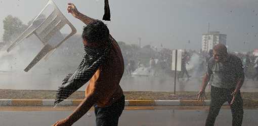 Pro-Palestinian crowds try to storm air base housing U.S. troops in Turkey