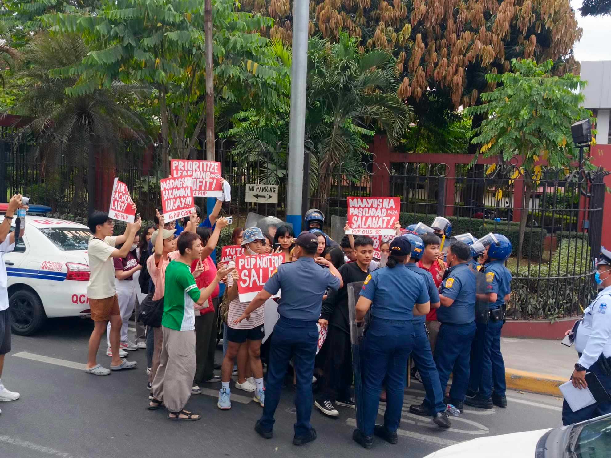 PUP students hurt over ‘violent’ dispersal, QC gov’t, CHR alarmed