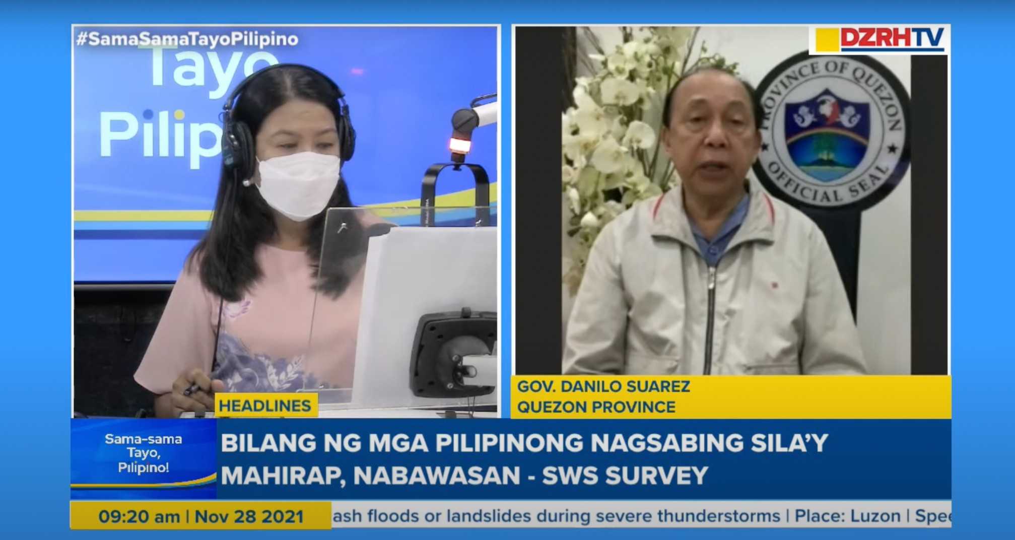 Quezon Gov. Suarez: Preference to Western medicine behind Sinovac rejection