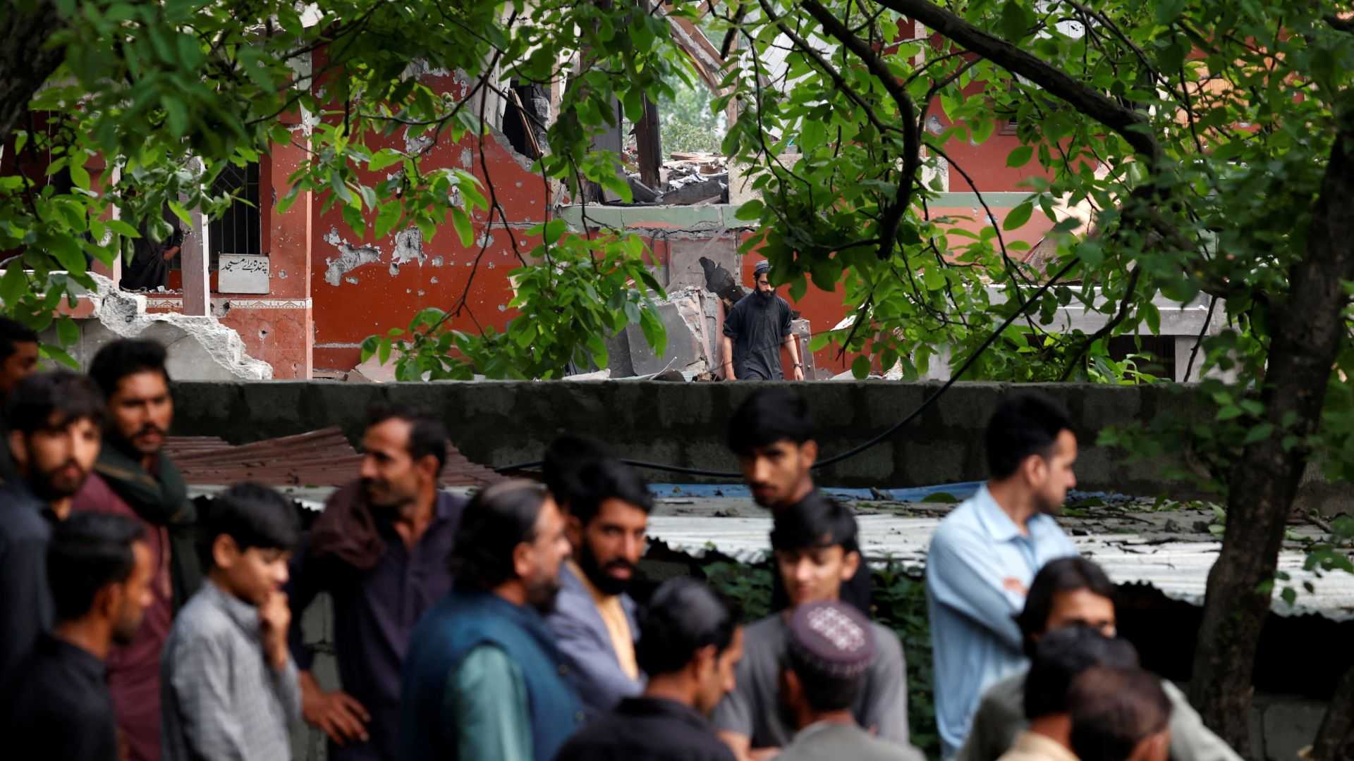 Residents of Pakistani Kashmir say they fled into hills during Indian strikes