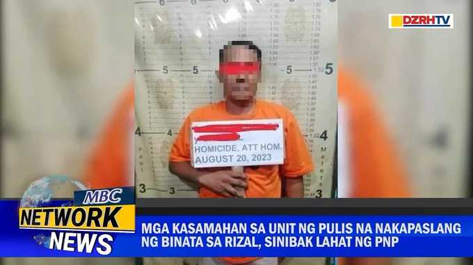 Rizal PPO fires entire police unit of involved cop in Rodriguez, Rizal teen slayRizal PPO fires entire police unit of involved cop in Rodriguez, Rizal teen slay