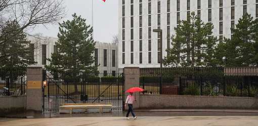 Russia's envoy to U.S. ends his term at time of bilateral turmoil