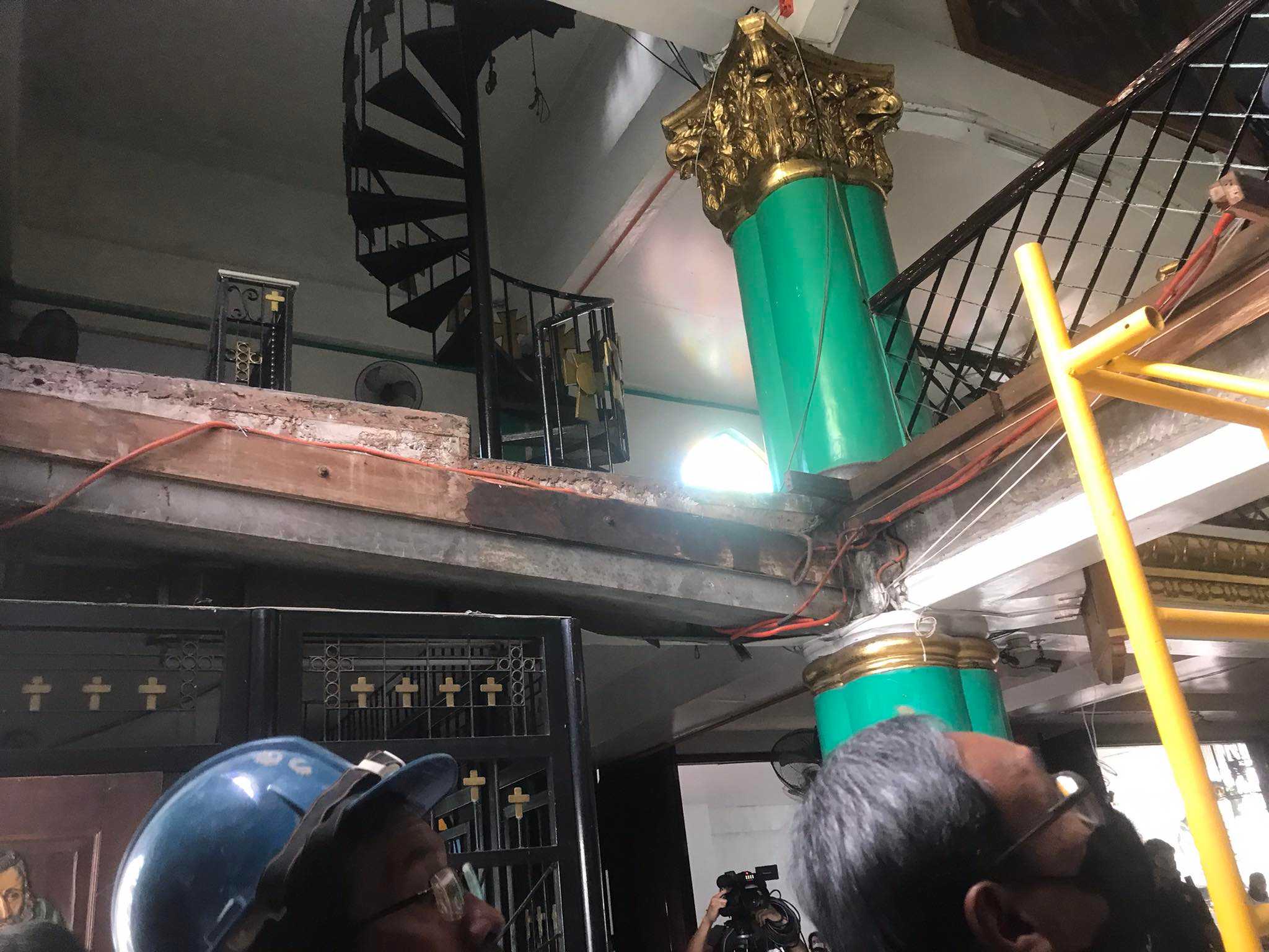 34 hurt after portion of church's 2nd floor collapses in San Jose Del Monte, Bulacan