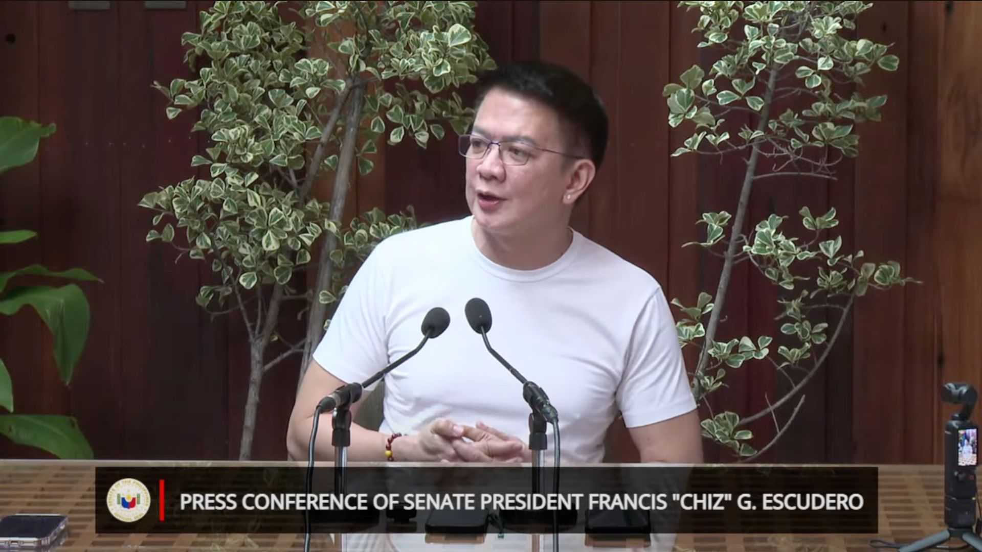 SP Chiz Escudero opposes call to begin impeachment trial