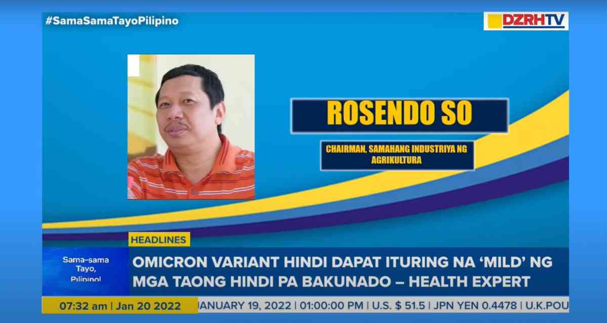 SINAG debunks BFAR: There is no fish shortage