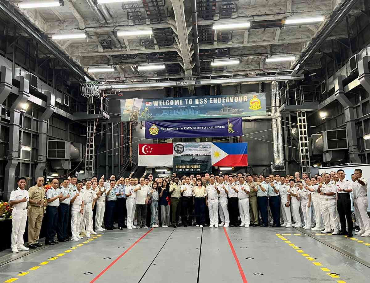 Singapore Navy ship makes goodwill visit to PH; reaffirms strong bilateral relations