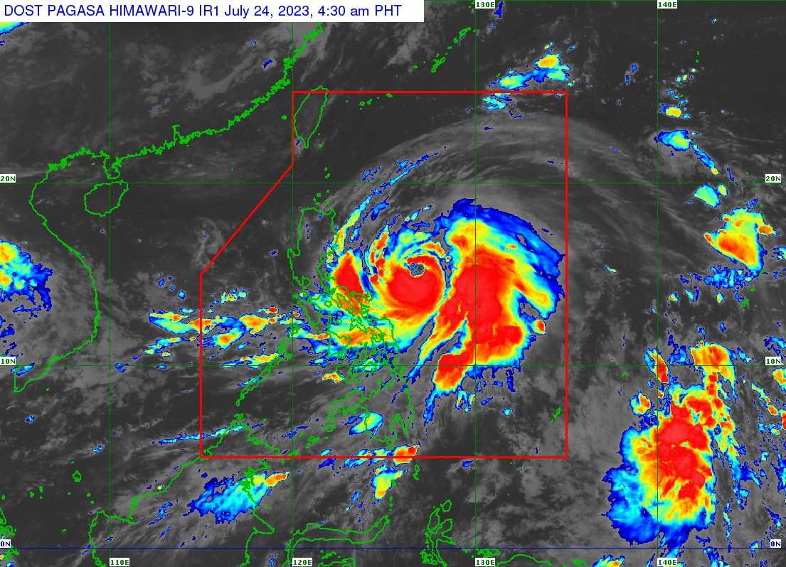 Signal No. 2 hoisted in portions of Isabela, Catanduanes as Typhoon Egay intensifies over PH sea
