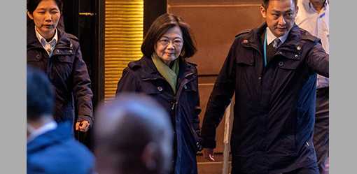 Taiwan calm in face of China raising tensions, President Tsai says in New York