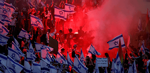 Tens of thousands protest against planned Israeli judicial overhaul