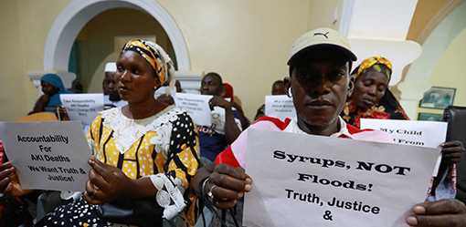 The meds they bought were toxic. Now Gambian parents seek justice