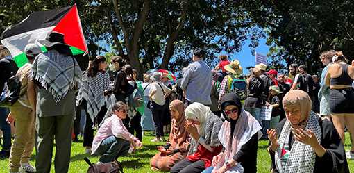 Thousands in Australia turn out for pro-Palestinian rallies over Gaza