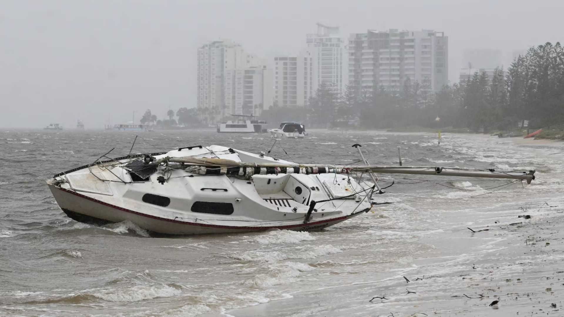Thousands of Australians without power as storm Alfred lashes Queensland