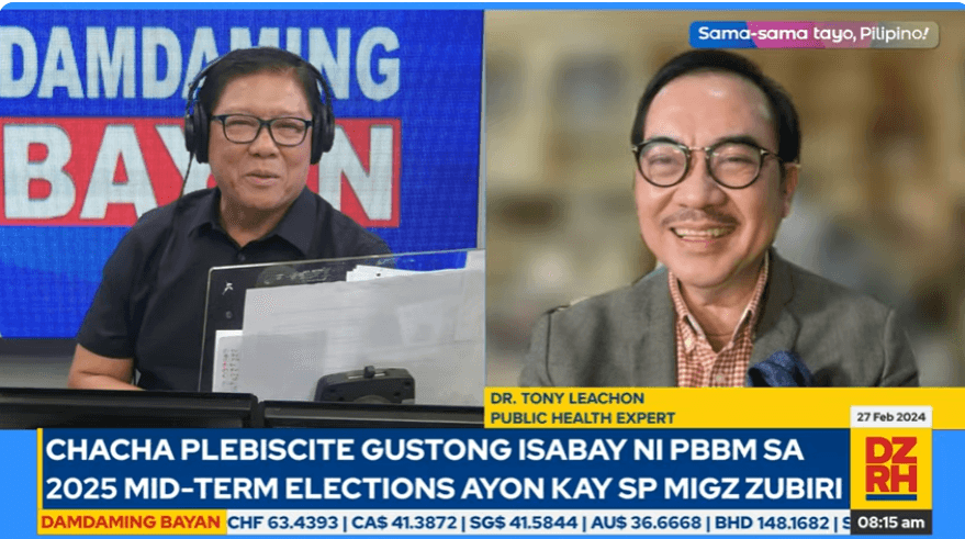 Leachon warns possible diseases caused by vitamin C IV drip