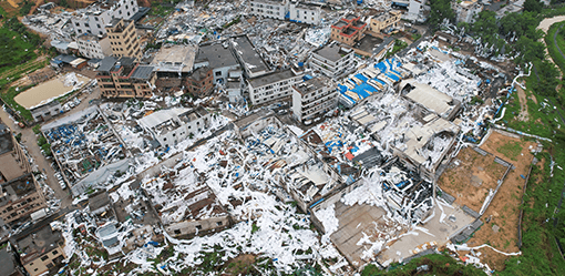 Tornado in China's Guangzhou kills five and injures 33, Xinhua says