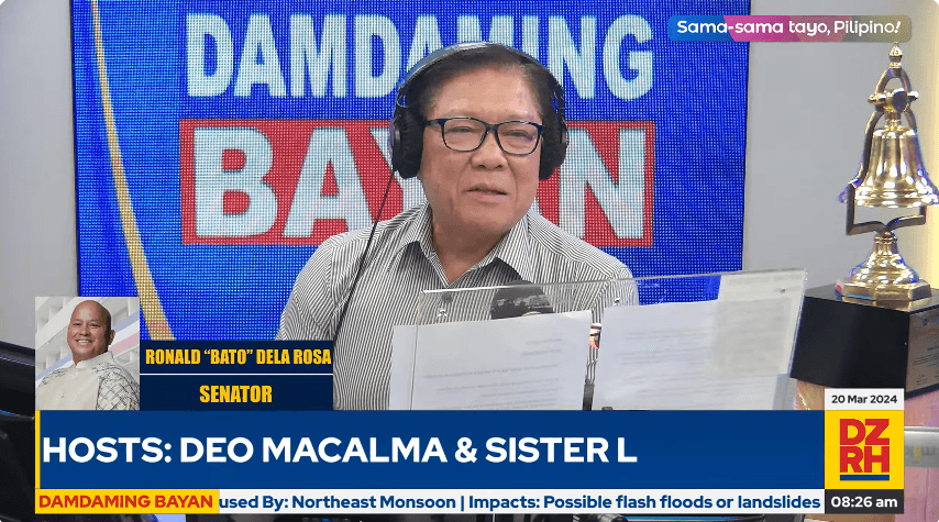 Sen. Dela Rosa apologizes to Sen. Tulfo who walks out from Senate hearing