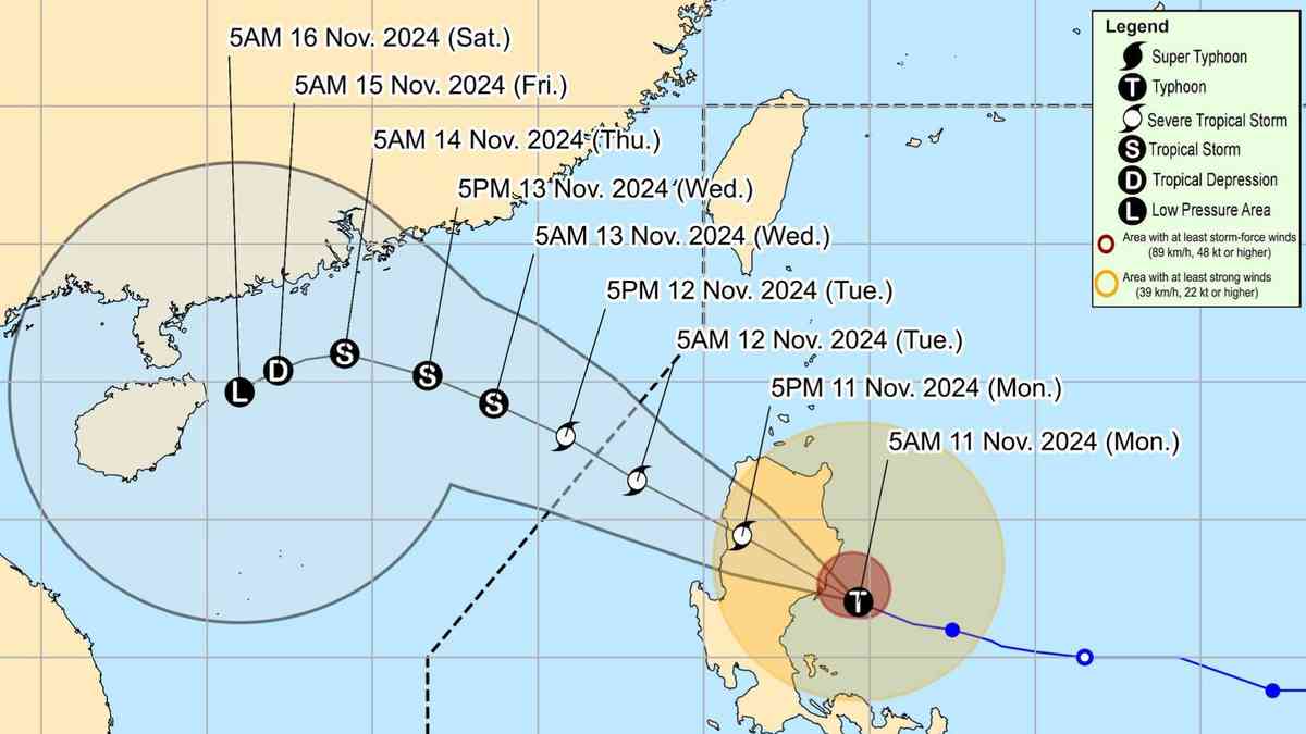 "Nika" intensifies as it nears Isabela, Aurora boundary