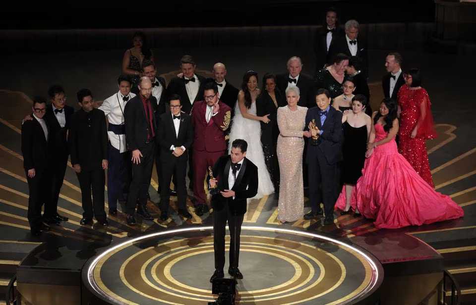 Unconventional 'Everything Everywhere' wins best picture at the Oscars