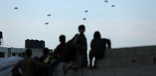 US makes its first Gaza aid airdrop as mediators to seek truce deal