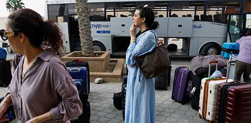 US-Palestinian evacuees recount 'horror movie' of leaving Gaza